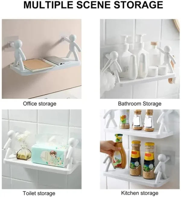 Wall Shelf Home Saving For Bathroom & Kitchen - Image 2